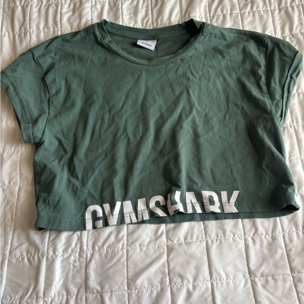 Gymshark Green Crop Top
